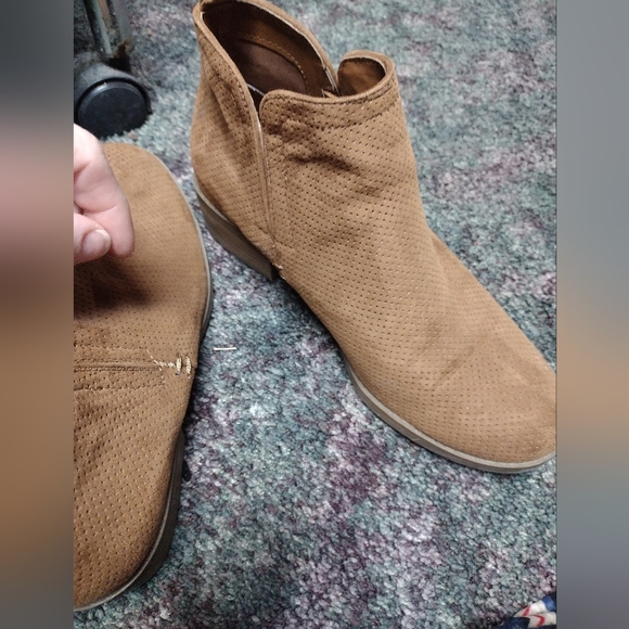 Never worn universal thread co. Taupe/brown slip on booties - Picture 14 of 16